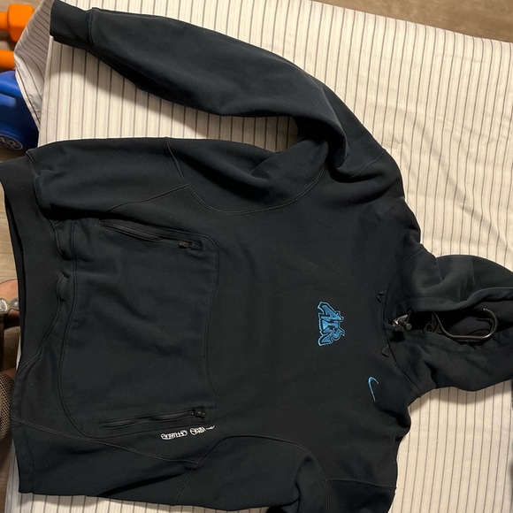 Off-White x Nike 006 Fleece Hoodie Black - Picture 2 of 5